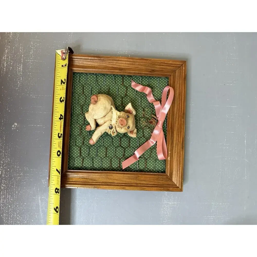 Vintage Country Kitchen Pig Wall Art Kitschy Collectable Cottagecore